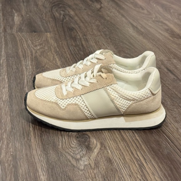 Greats Sneakers Unisex Beige White Brooklyn McCarren Mesh Sneakers Sz 7.5W/5.5M‍ - Picture 3 of 10